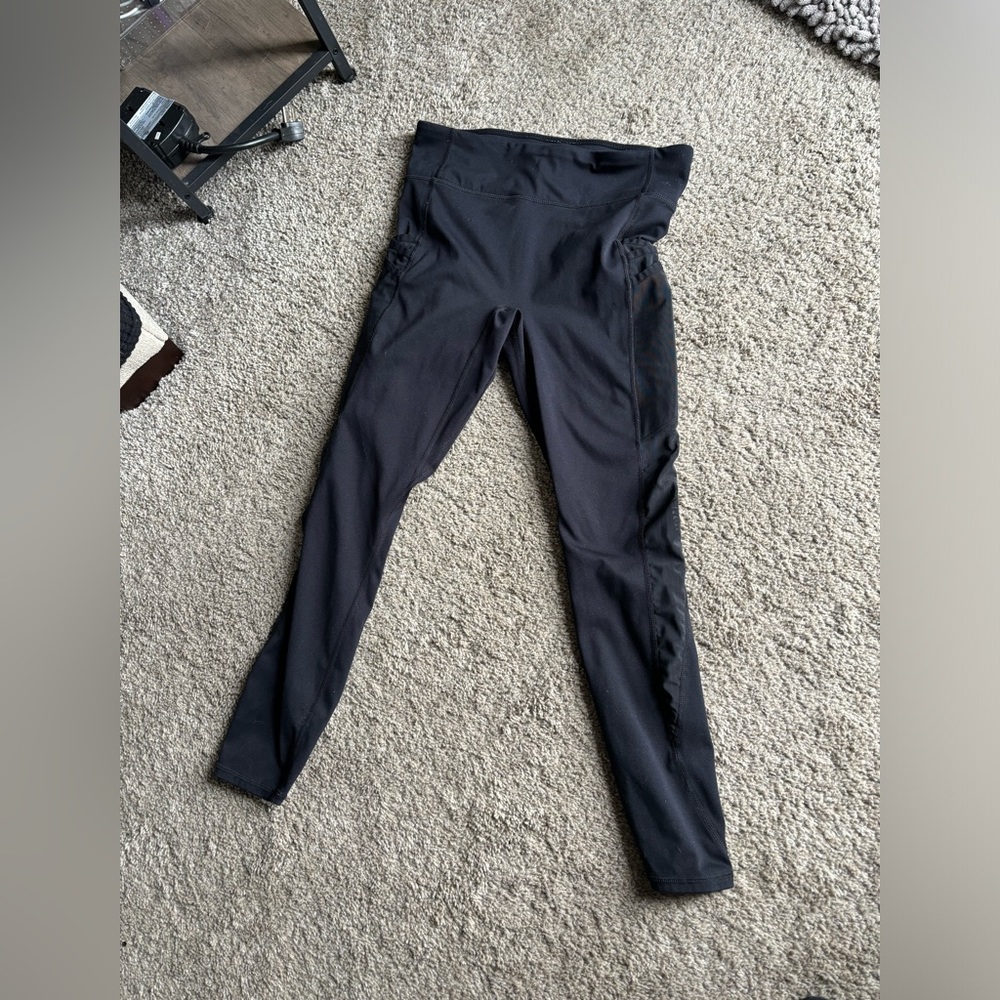 Fabletics motion 365 mesh panel leggings with pockets